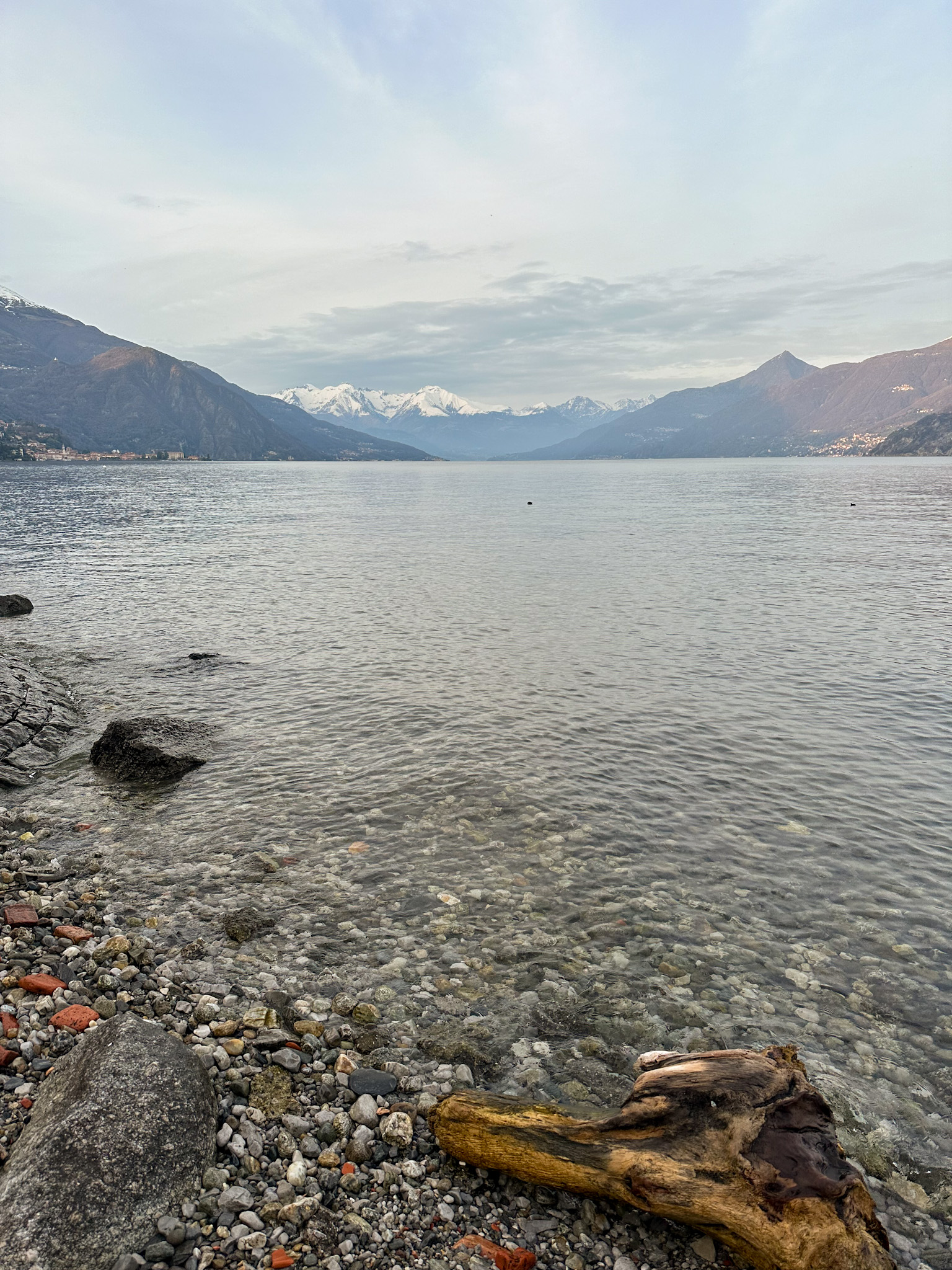 view of the alps on como